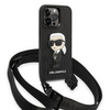 Karl Lagerfeld KLHCP14LSTKMK iPhone 14 Pro 6,1" czarny/black hardcase Monogram Ikonik Patch