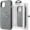 Guess GUHCP13SSA4GSGR iPhone 13 mini 5,4" szary/grey hardcase Saffiano 4G Metal Logo