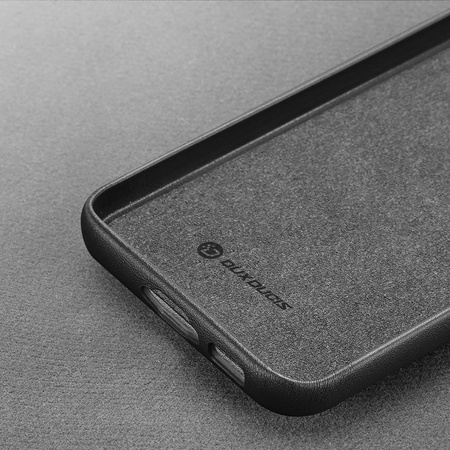 Dux Ducis Grit etui Samsung Galaxy S23+ elegancki pokrowiec ze sztucznej skóry czarne
