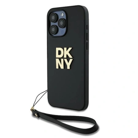 DKNY ETUI HARDCASE DO IPHONE 15 PRO MAX 6.7 Z UCHWYTEM WRIST STRAP LOGO
