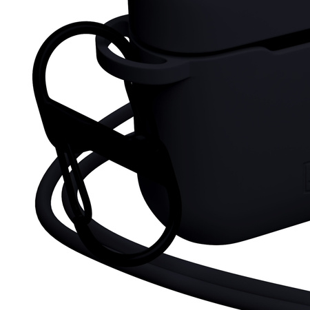 3MK CASE DO AIRPODS 3RD GEN Z SILIKONOWĄ POWŁOKĄ I SYSTEMEM ANTYSPADAJĄCYM
