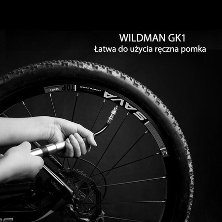 WILDMAN POMPKA RĘCZNA POMPKI ROWEROWE DO ROWERÓW KOMPATYBILNA UNIWERSALNA