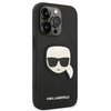 Karl Lagerfeld KLHCP14LSAPKHK iPhone 14 Pro 6,1" czarny/black hardcase Saffiano Karl`s Head Patch