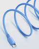 INNOSTYLE JAZZY KABEL USB-C LIGHTNING MFI SZYBKIEGO ŁADOWANIA DO IPHONE KEVLAR 1M NIEBIESKI