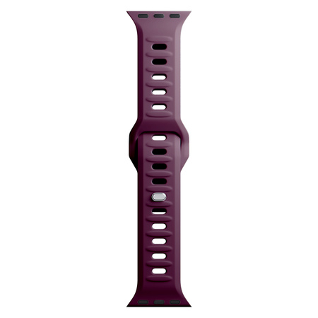 42/44/45/46/49 mm Mulberry (big) - 3mk Silicone Watch Strap for Apple