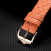 Dux Ducis Strap skórzany pasek do Watch 7 / 6 / 5 / 4 / 3 / 2 / SE (41 / 40 / 38mm) opaska bransoleta bransoletka z naturalnej skóry pomarańczowy (Enland Version)