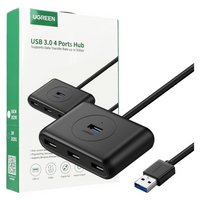 UGREEN ROZDZIELACZ HUB USB 3 2 GEN 1 4X USB DO LAPTOP PC MACBOOK CZARNY