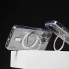 Etui CARE by PanzerGlass Feature Kickstand Case z MagSafe na iPhone 16 Pro Max - srebrne