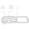 Dux Ducis 9D Tempered Glass szkło hartowane Vivo X80 Lite / V25 na cały ekran z ramką czarny (case friendly)