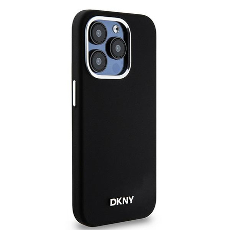 DKNY HARDCASE DO IPHONE 15 PRO DO MAGSAFE LIQUID SILICONE SMALL METAL LOGO