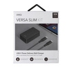 Ładowarka sieciowa Uniq Versa Slim LITHOS Collective USB-C PD 18W + kabel USB-C / USB-C - czarna