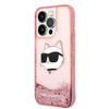 Karl Lagerfeld KLHCP14LLNCHCP iPhone 14 Pro 6,1" różowy/pink hardcase Glitter Choupette Head