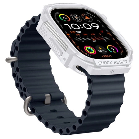 Etui Spigen Rugged Armor na Apple Watch Ultra 1 / 2 (49 mm) - białe