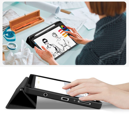 TECH-PROTECT SC PEN CANVAS GALAXY TAB A9 / A11 8.7 X110 / X115 / X133 / X135 OBSIDIAN BLACK