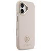 Etui Guess Grained Strass Logo MagSafe   do iPhone 17 różowy