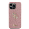 Guess GUHCP15LHG4SGP iPhone 15 Pro 6.1" różowy/pink hardcase Glitter Script Big 4G