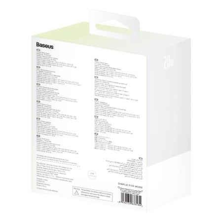 BASEUS POWERBANK POPSICLE 5200MAH 20W DO TELEFONÓW APPLE Z WBUDEM KABLEM