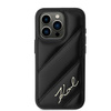 KARL LAGERFELD ETUI HARDCASE DO IPHONE 15 PRO 6.1 Z DIAGONAL QUILTED SCRIPT