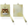 Nimmy Zestaw 3w1 torebka na telefon +    portfel + etui na lokalizator khaki Big Eyed Pet 2.0 Cat
