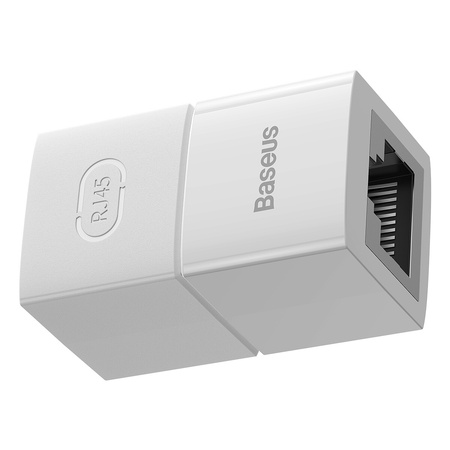 Złączka sieciowa łącznik kabli Ethernet RJ-45 Baseus AirJoy Series 10 szt. - biała