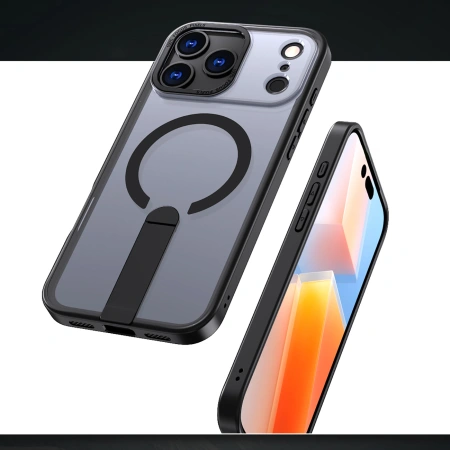 HURTEL ETUI HYBRID ARMOR X DO IPHONE 17 PRO MAX Z PODSTAWKĄ KOMPATYBILNE