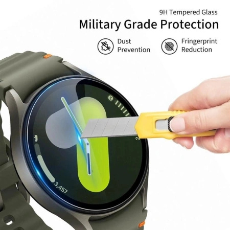 TECH-PROTECT SZKŁO HARTOWANE GLASS FIT+ DO SAMSUNG GALAXY WATCH 40 41 42