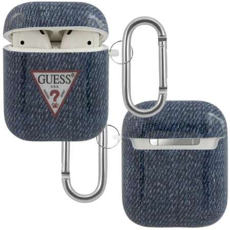 Guess GUACA2TPUJULDB AirPods cover granatowy/dark blue Jeans Collection