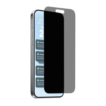 PURO SZKŁO HARTOWANE PRIVACY DO IPHONE 17 17 PRO 16 Z OCHRONĄ