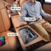JOYROOM ŁADOWARKA SAMOCHODOWA 3W1 Z WBUODOWANYM KABLEM DO IPHONE 11 12 13