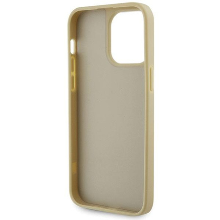 Etui Guess GUHCP14XHDGTPD na iPhone 14 Pro Max 6.7" - złote Rhinestone Triangle