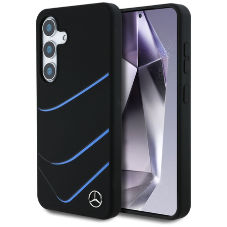 MERCEDES ETUI SILICONE CONTRASTED CURVES DO SAMSUNG GALAXY S25 DO MAGSAFE