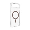 Etui Puro Lite Mag TPU+PC kompatybilne z MagSafe na iPhone 17 Air - przezroczyste z brązowym pierścieniem