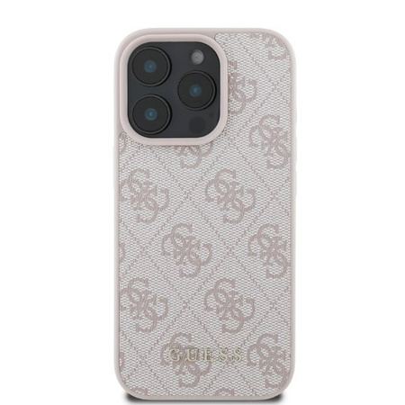 GUESS ETUI HARD CASE DO IPHONE 16 PRO 6.3 4G CLASSIC Z MODNYM WYKOŃCZENIEM