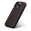 iCarer Oil Wax Premium Leather Case skórzane etui iPhone 14 Pro Max magnetyczne z MagSafe brązowy (WMI14220704-BN)