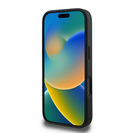 GUESS ETUI HARDCASE POKROWIEC CASE DO IPHONE 16 PRO BIG LOGO CZARNY