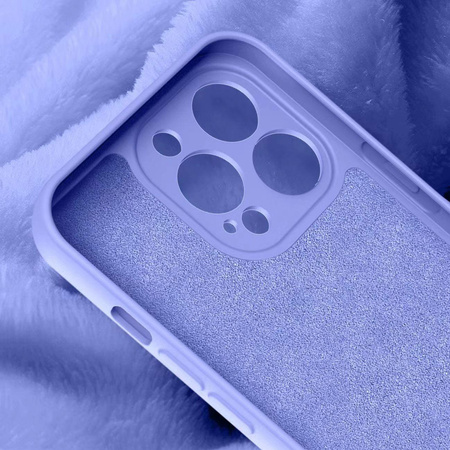 Silicone case etui iPhone 14 Plus silikonowy pokrowiec jasnoniebieskie