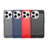 Elastyczne etui wzór karbon do iPhone 15 Pro Carbon Case - czarne