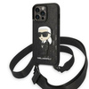 Karl Lagerfeld KLHCP14LSTKMK iPhone 14 Pro 6,1" czarny/black hardcase Monogram Ikonik Patch