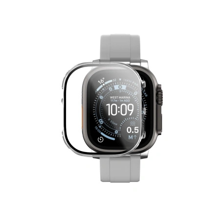 Szkło ochronne AMAZINGTHING Radix z etui na Apple Watch UItra 3 49 mm - przezroczyste