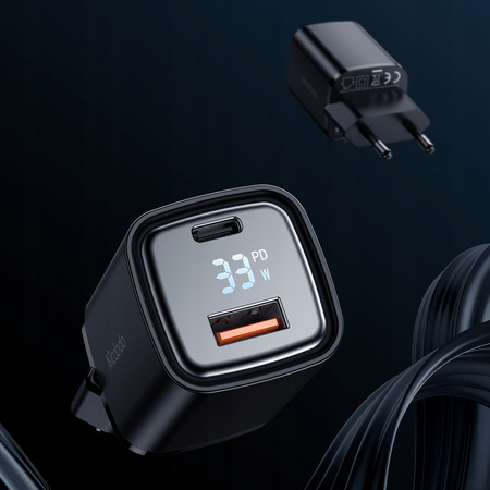 USB/USB-C charger, Nano, with display, Gan 33W Pd, Mcdodo