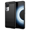 Carbon Case etui Xiaomi 12T Pro / Xiaomi 12T elastyczny silikonowy karbonowy pokrowiec czarne