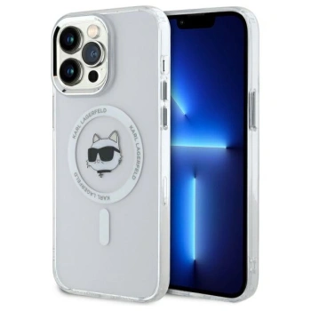 KARL LAGERFELD ETUI DO MAGSAFE DO IPHONE 14 PRO MAX Z WYKOŃCZENIEM