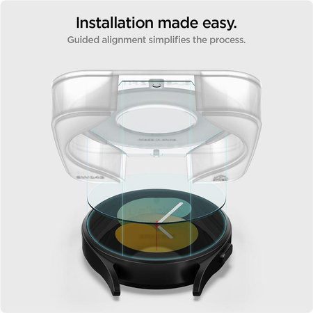 SZKŁO HARTOWANE SPIGEN GLAS.TR ”EZ-FIT” 2-PACK GALAXY WATCH 4 / 5 (44 MM)