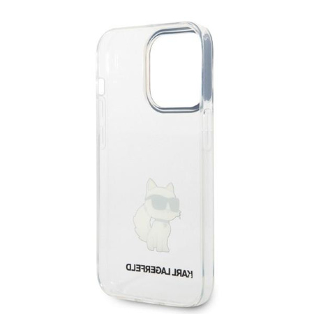 Karl Lagerfeld KLHCP14LHNCHTCT iPhone 14 Pro 6,1" transparent hardcase Ikonik Choupette