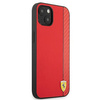 Ferrari FESAXHCP13SRE iPhone 13 mini 5,4" czerwony/red hardcase On Track Carbon Stripe