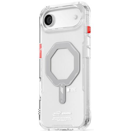 Etui Skinarma Saido do iPhone Air        Magnetic Charging przezroczysty