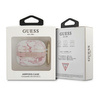 Guess GUA3HCHMAP AirPods 3 cover różowy/pink Marble Strap Collection