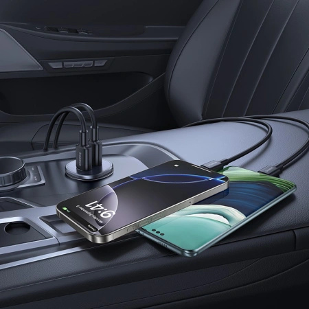 Ładowarka samochodowa Baseus GoTrip 2 x USB-C 30W - czarna