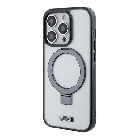 Tumi TUHMP15LSSFC iPhone 15 Pro 6.1biały/white hardcase Transparent Ring Stand Magsafe