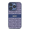 DKNY POKROWIEC SKÓRZANY DO IPHONE 15 PRO 6.1 MONO STRIPE Z LOGO METALOWYM
